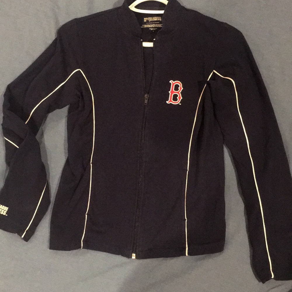 Adorable Red Sox cotton track jacket